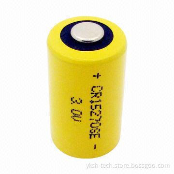 LiMnO2 CR2 Energy Type Battery, 3.0V Voltage with 1,000mAh, Used for Cameras and Instruments